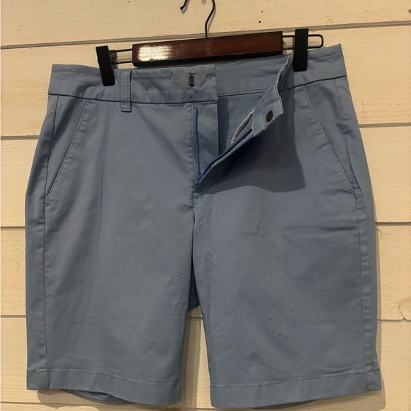 J. Crew Blue Shorts Tailored Cotton Blend - Picture 4 of 8